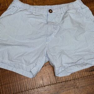 Chubbies Blue and White Bermudas with Casual Style